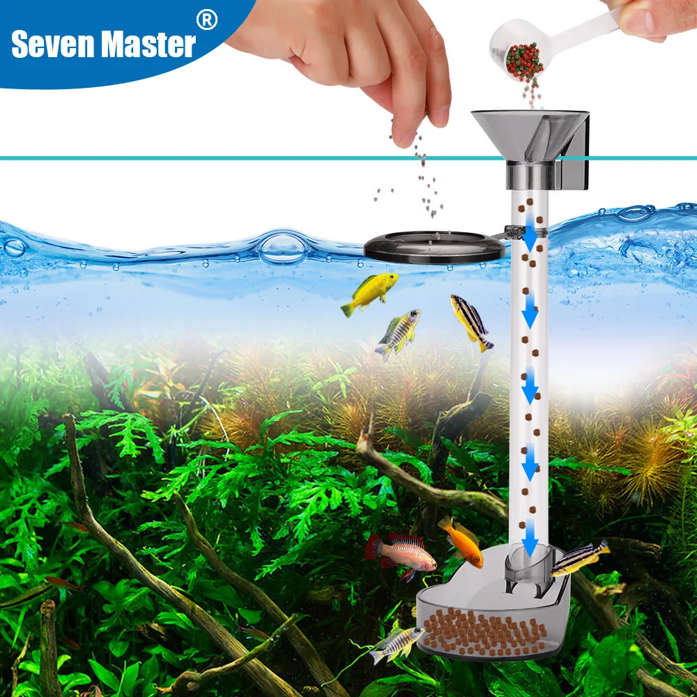 Aquarium Fish Holiday Food - Acrylic Aquarium Feeder Tube Bowl Feed