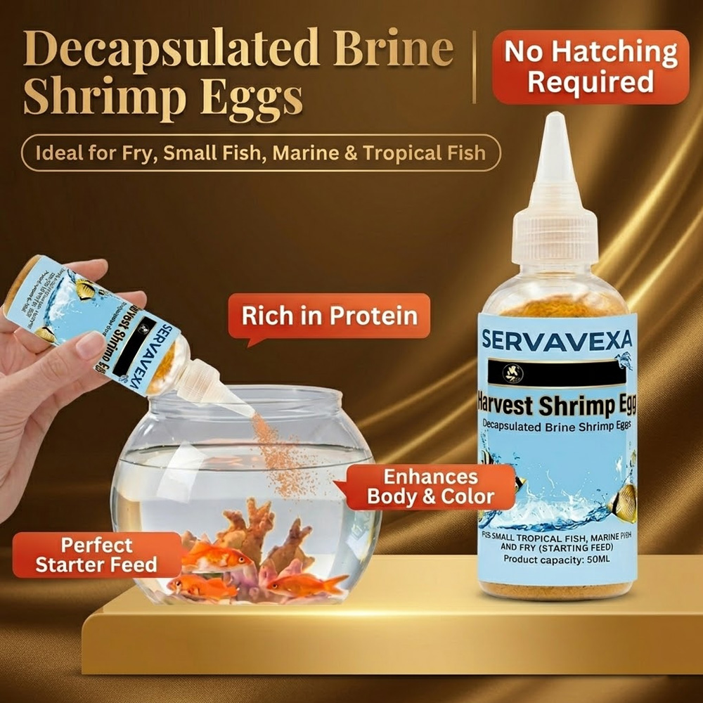 Aquarium Fish Holiday Food - 50ml Aquarium Fish Food Decapsulated Brine