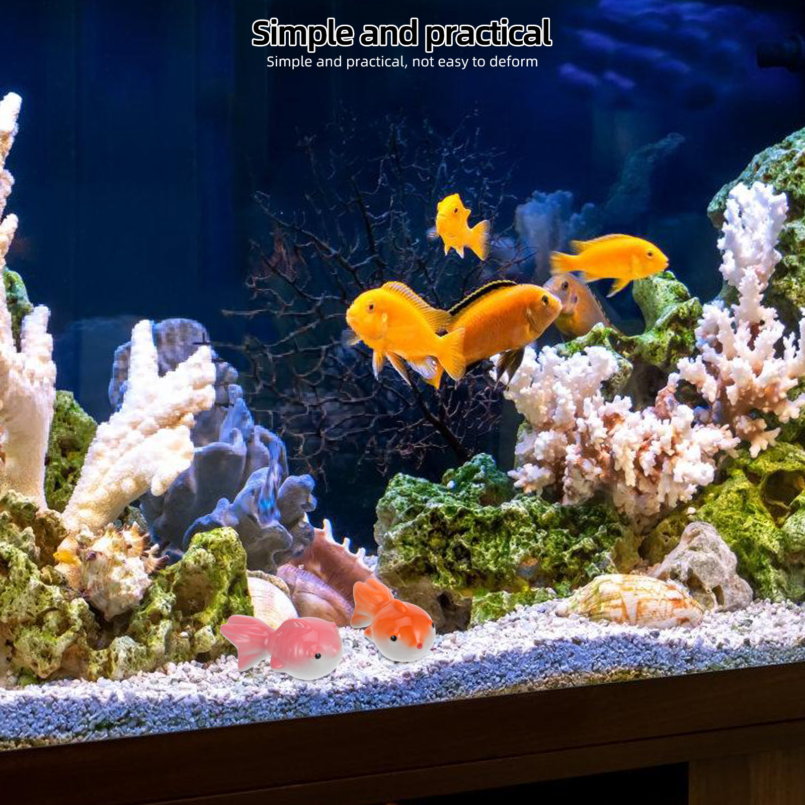 Aquarium Fish Koi - Ceramic Floating for Pond Aquarium Decor