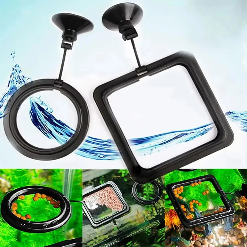 Aquarium Fish Food - 1-5pcs Aquarium Feeding Ring Fish Tank