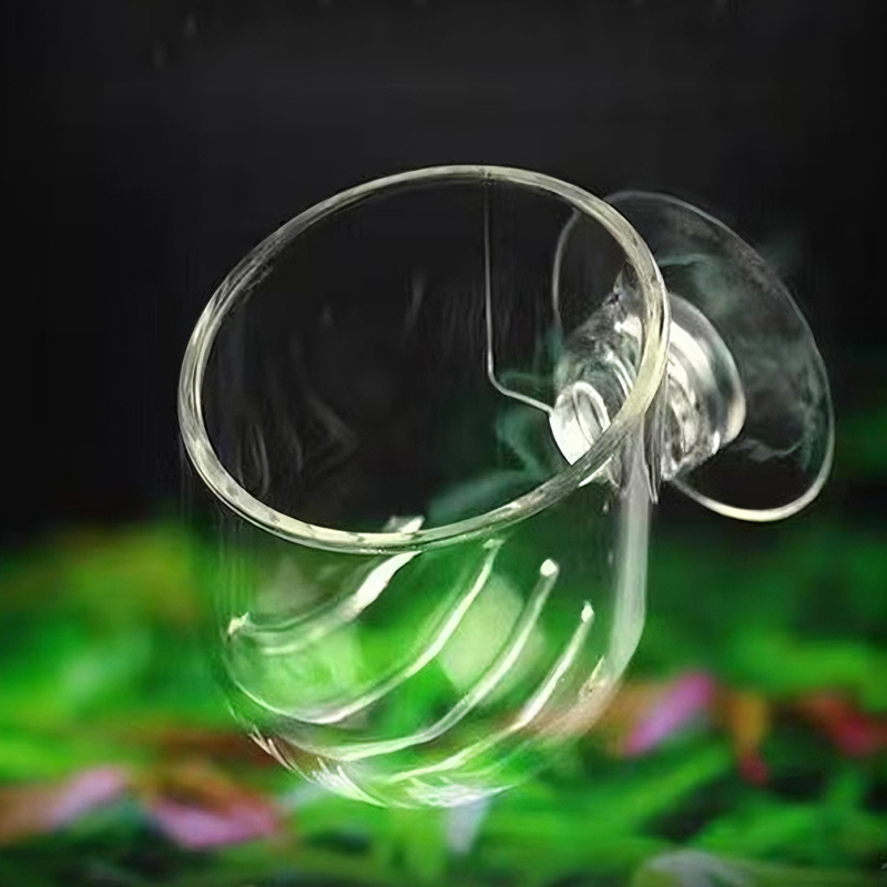 Aquarium Fish Food - Aquarium Decoration Plant Cup Pot Acrylic