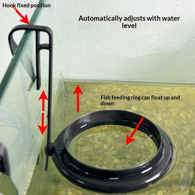 Aquarium Fish Food - C 1/2/5Pcs Aquarium Feeding Ring Fish