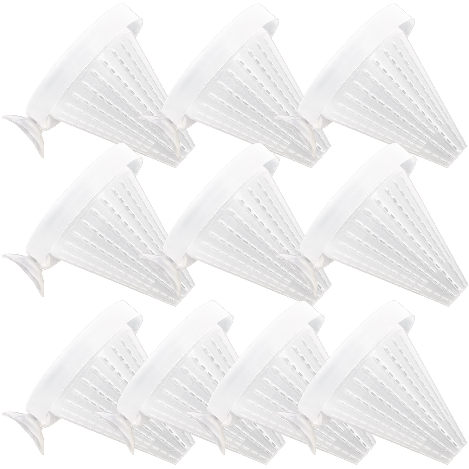 Aquarium Fish Holiday Food - 10Pcs Floating Fish Tank Feeder Cup