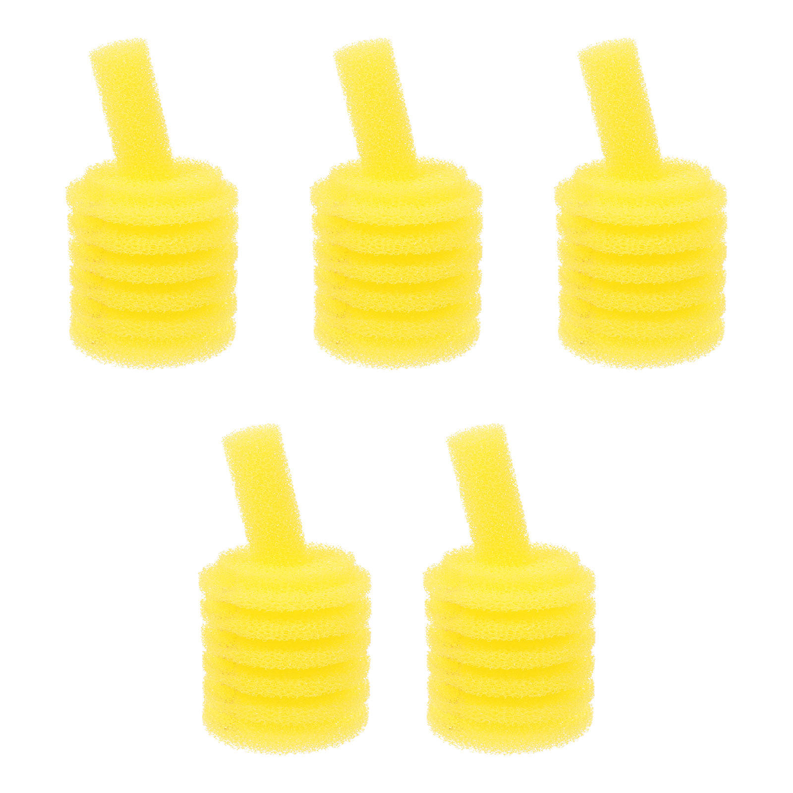Aquarium Fish Yellow - 5Pcs Premium Aquarium Filter Sponge Yellow