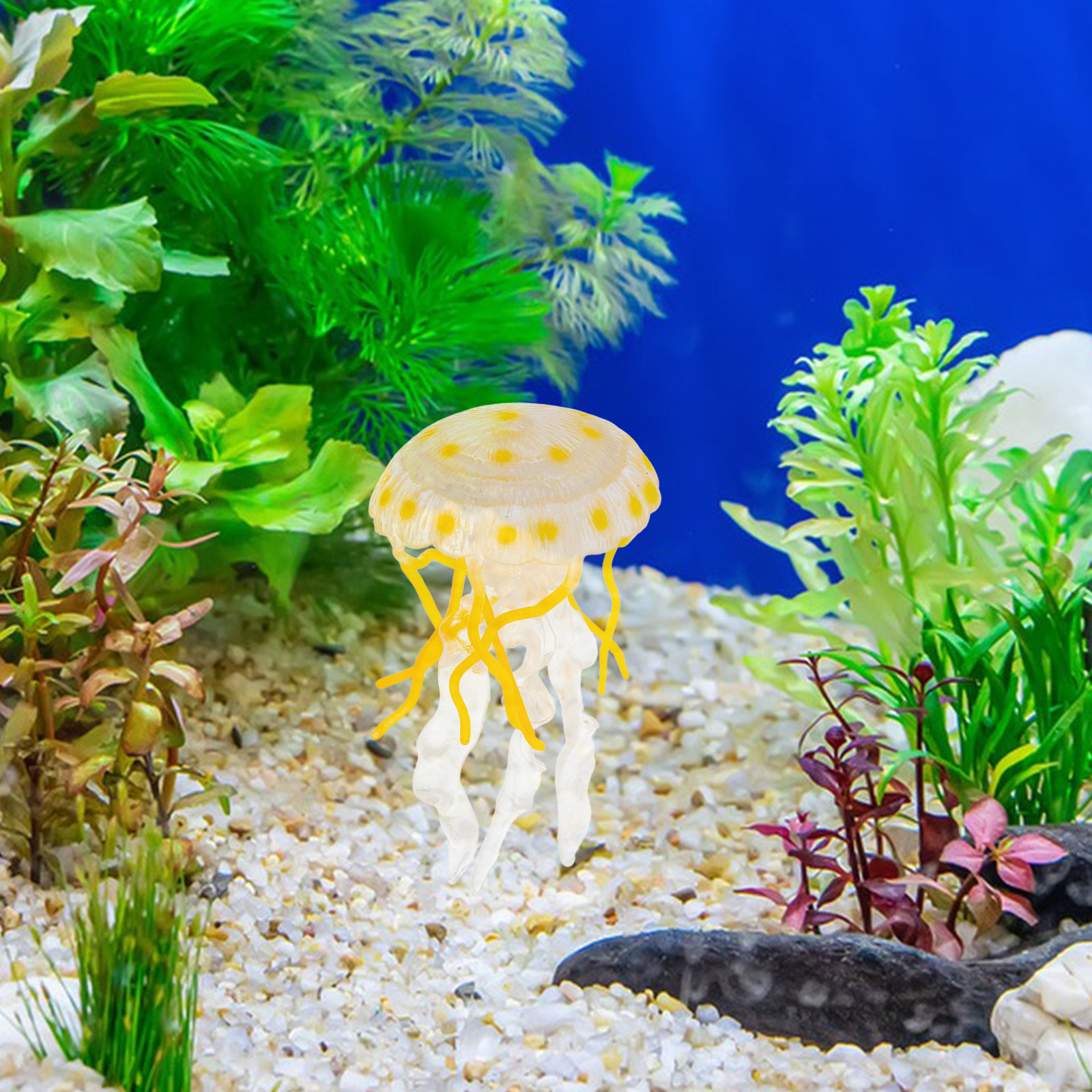 Realistic Jellyfish Simulation - Aquarium Fish Yellow reseña y precio