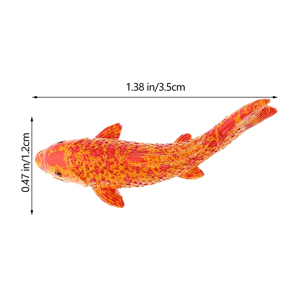 10Pcs Mini Koi Fish Decor Vibr - Aquarium Fish Koi reseña y precio