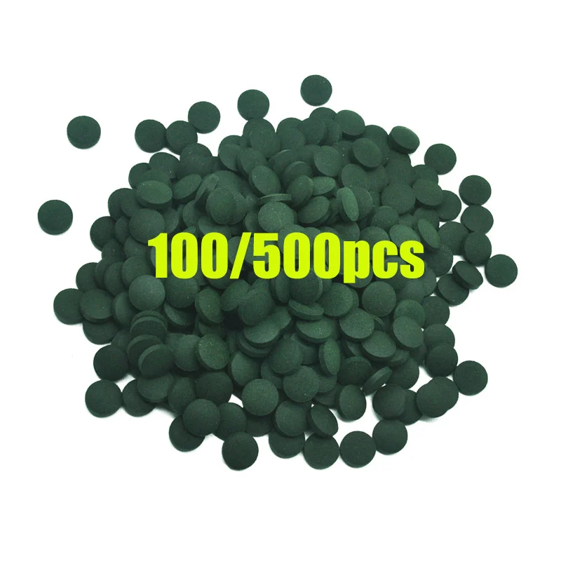 100pcs High Purity Spirulina T - Aquarium Fish Holiday Food reseña y precio