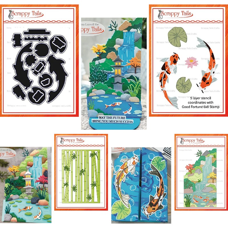 Ragonflies Bamboo Pond Koi Fis - Aquarium Fish Koi reseña y precio
