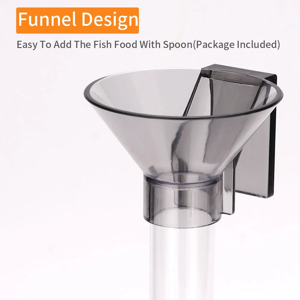 Acrylic Aquarium Feeder Tube B - Aquarium Fish Holiday Food reseña y precio