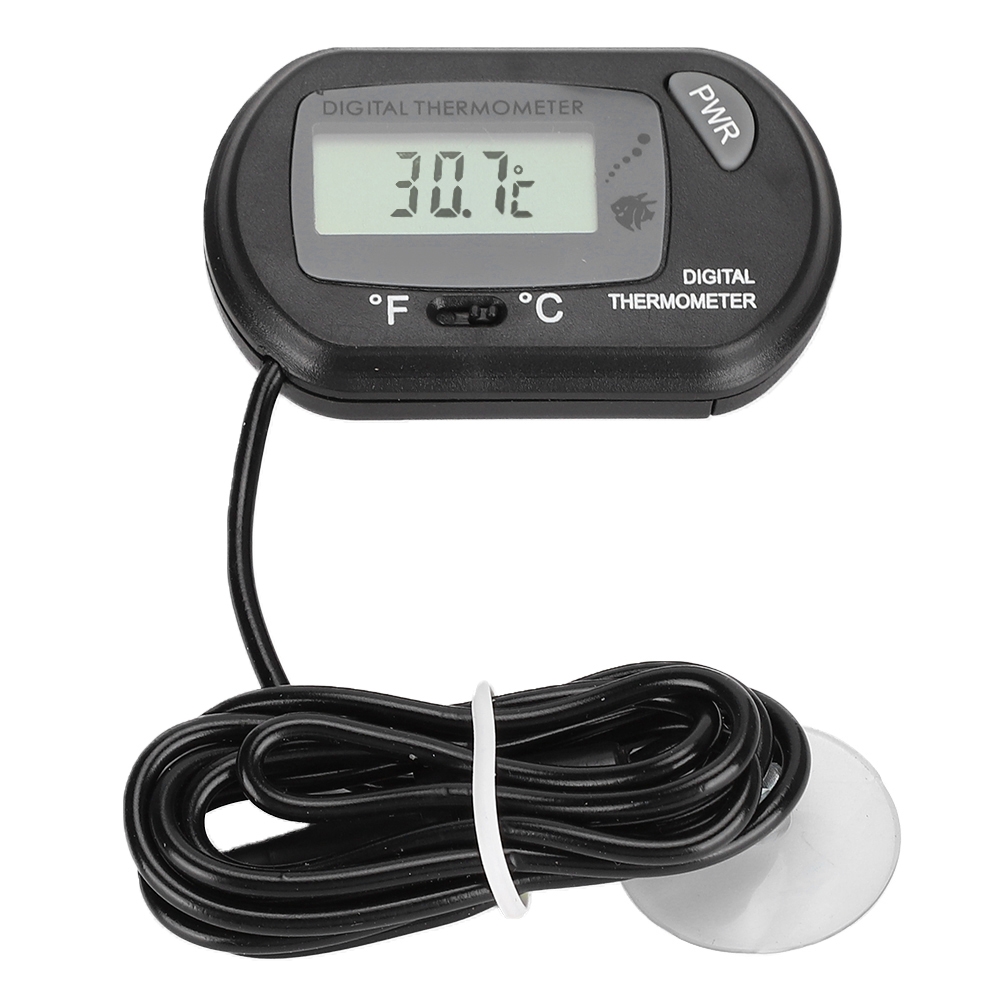 Digital LCD Sensor Aquarium Wa - Aquarium Fish Yellow And Black reseña y precio