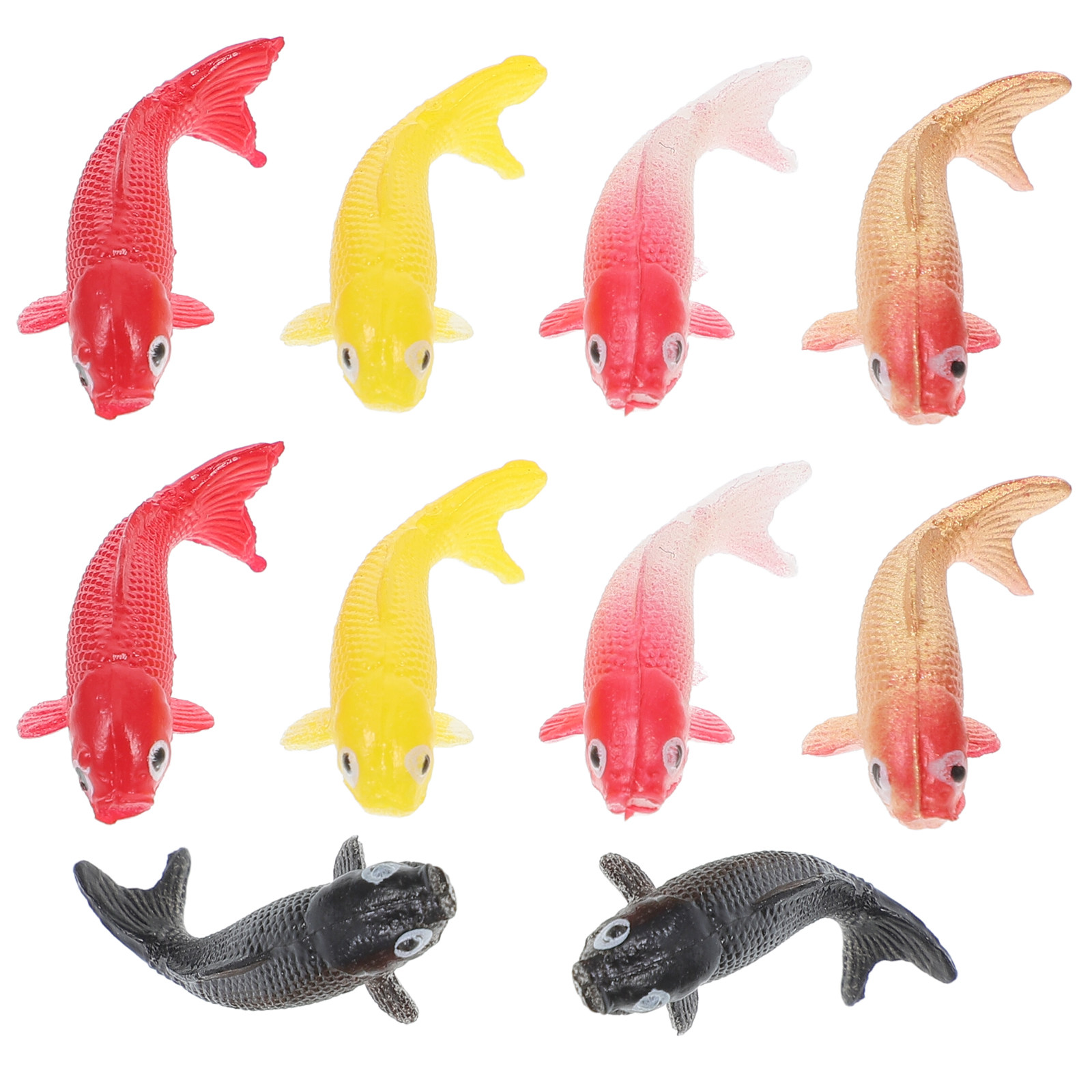 10Pcs Mini Artificial Koi Gold - Aquarium Fish Koi reseña y precio