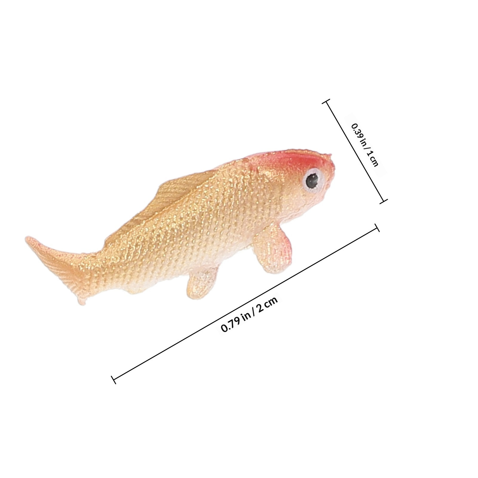 10Pcs Mini Artificial Koi Gold - Aquarium Fish Koi reseña y precio