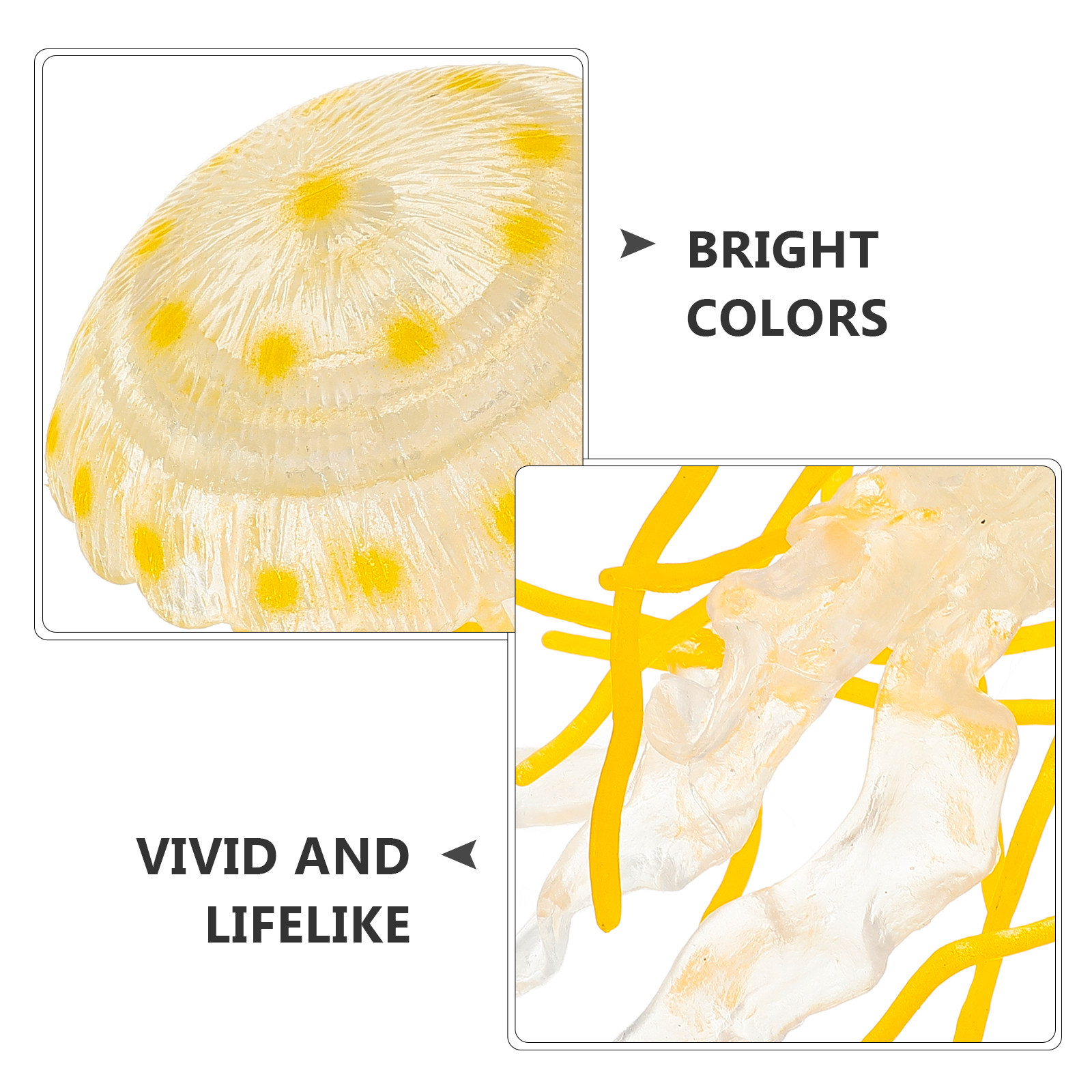 Realistic Yellow Simulation Je - Aquarium Fish Yellow reseña y precio