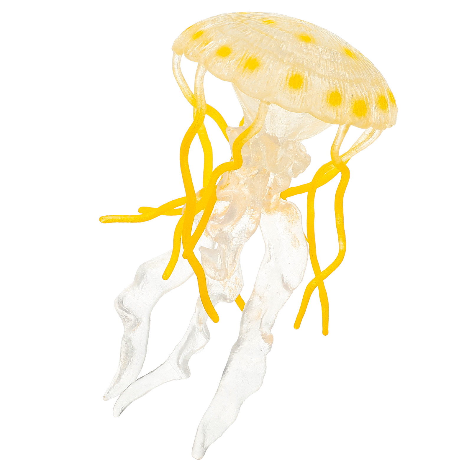 Realistic Bright Yellow Jellyf - Aquarium Fish Yellow reseña y precio