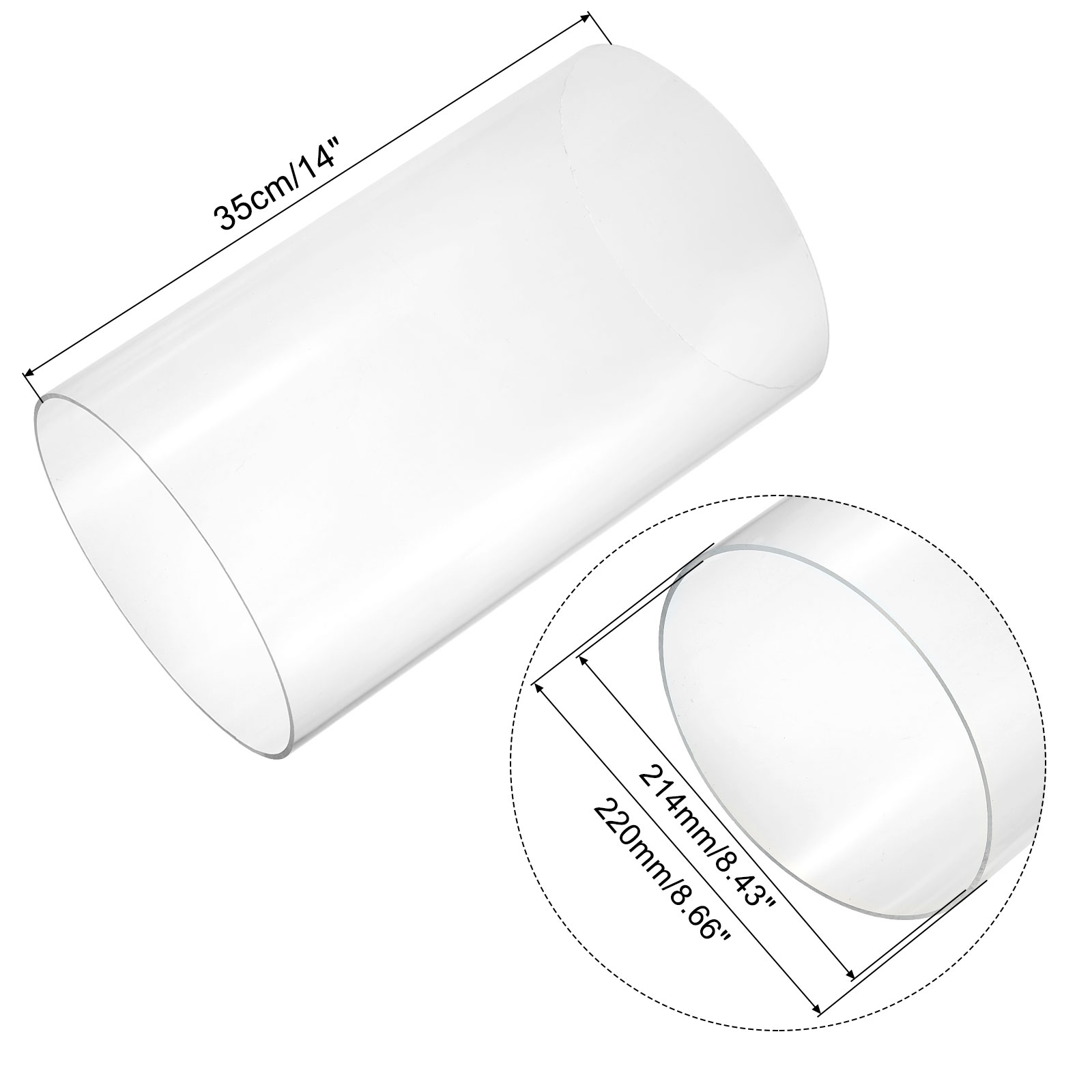 350mm Transparent Acrylic Aqua - Aquarium Fish Youtube reseña y precio