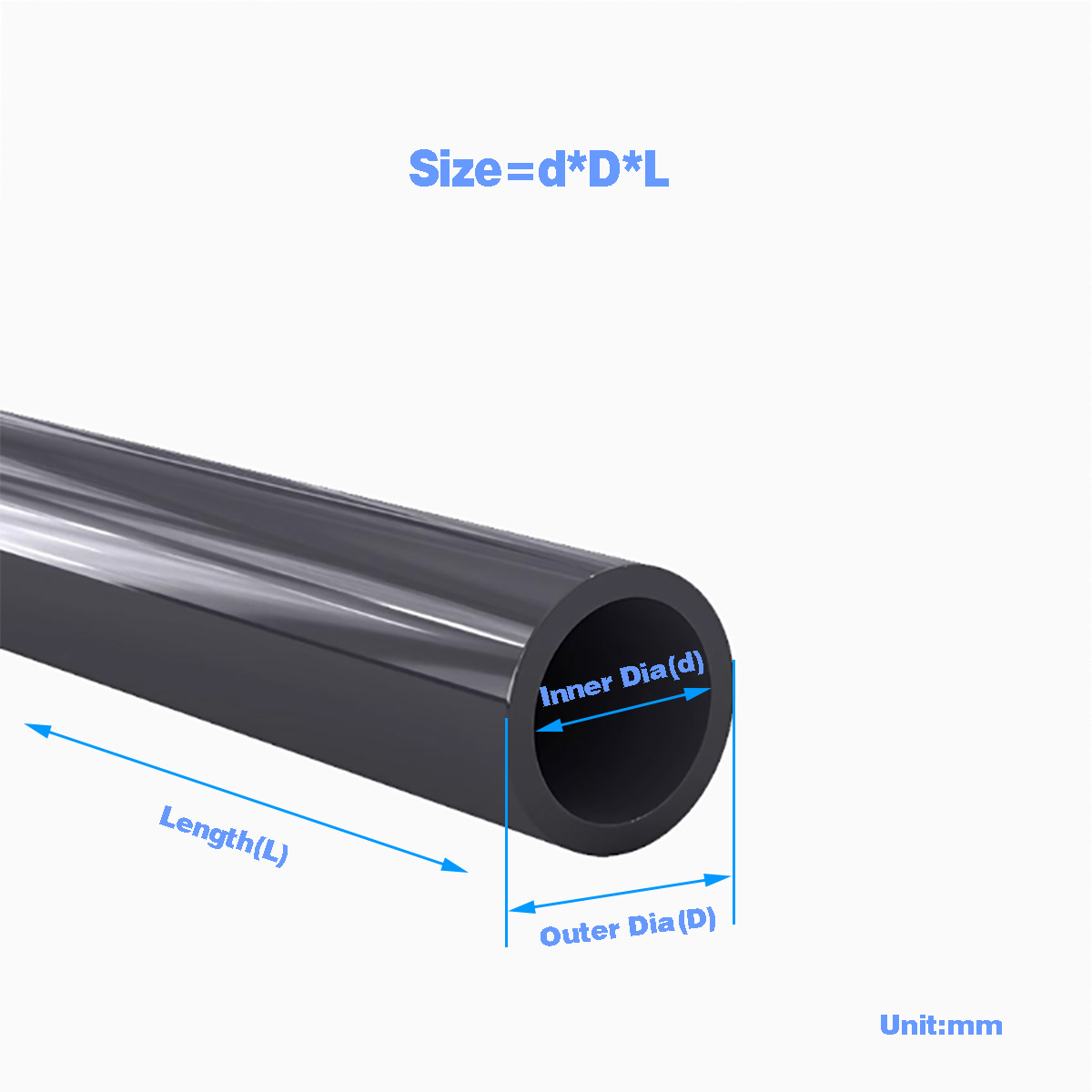 Black PVC Plastic Pipe Hollow  - Aquarium Fish Youtube reseña y precio