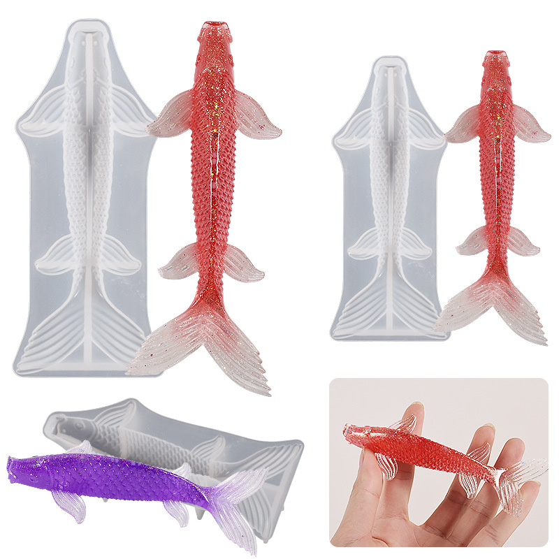 3D Koi Fish Shaped Epoxy Resin - Aquarium Fish Koi reseña y precio