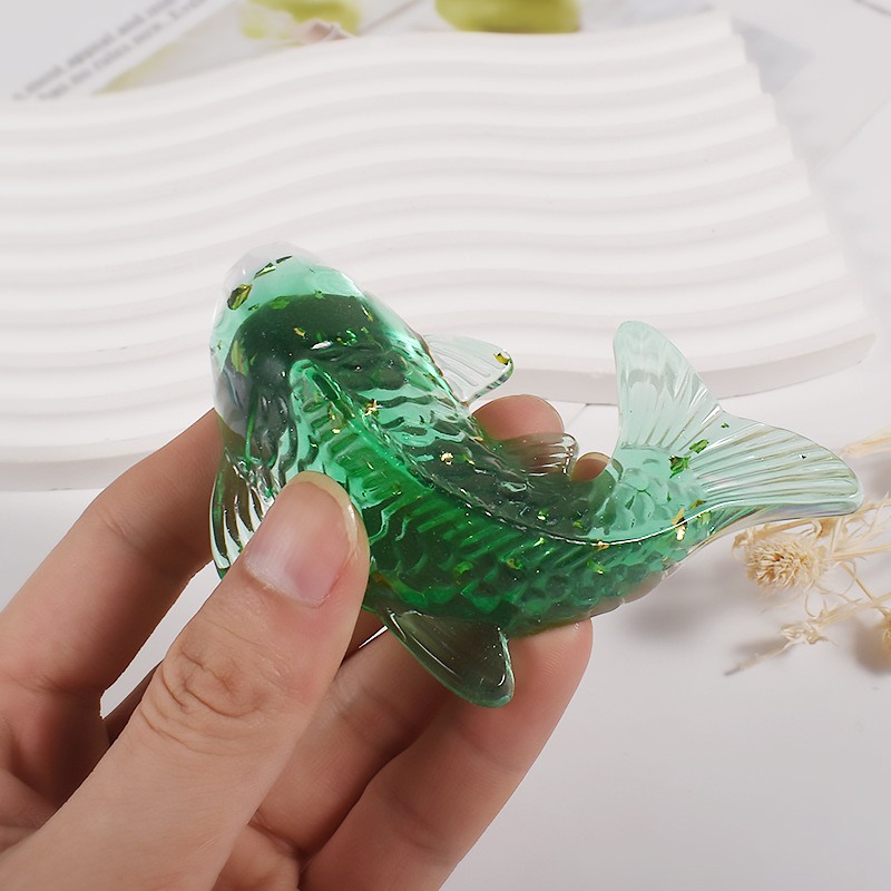 3D Koi Fish Shaped Epoxy Resin - Aquarium Fish Koi reseña y precio