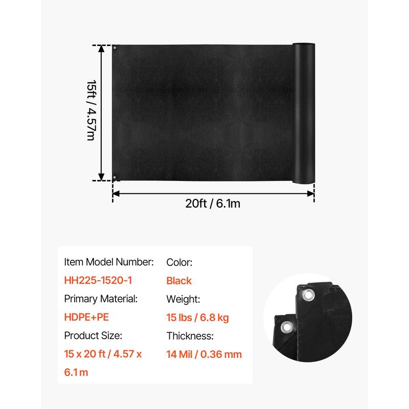 15 x 20 ft Pond Liner, 14 Mil  - Aquarium Fish Koi reseña y precio