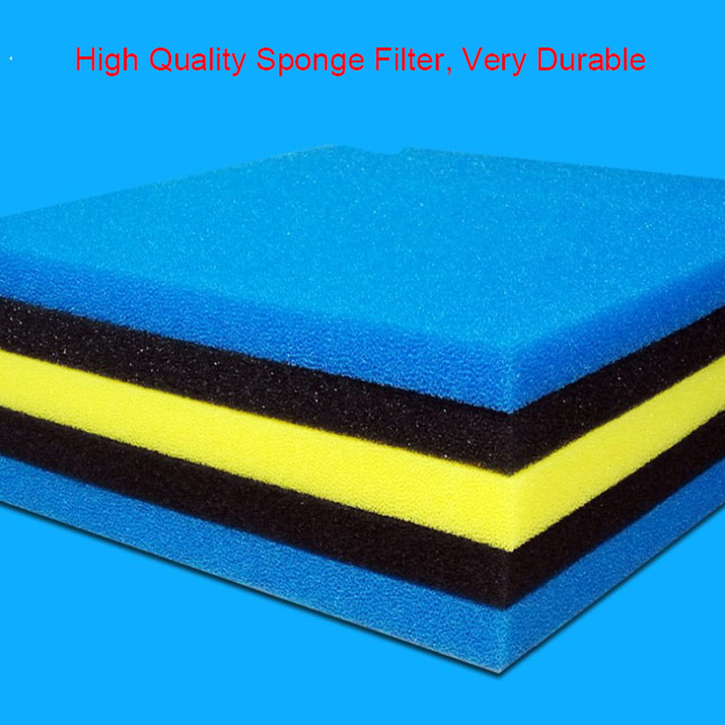 50cmx50cmx2cm Filtration Foam  - Aquarium Fish Yellow And Black reseña y precio