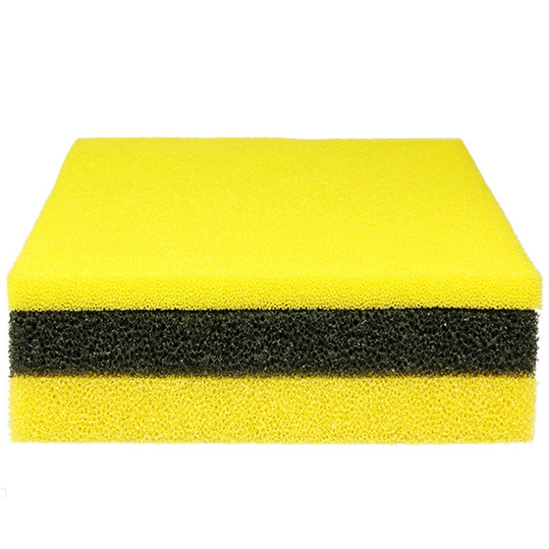 50cmx50cmx2cm Filtration Foam  - Aquarium Fish Yellow And Black reseña y precio