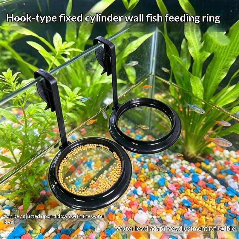 C 1/2/5Pcs Aquarium Feeding Ri - Aquarium Fish Food reseña y precio