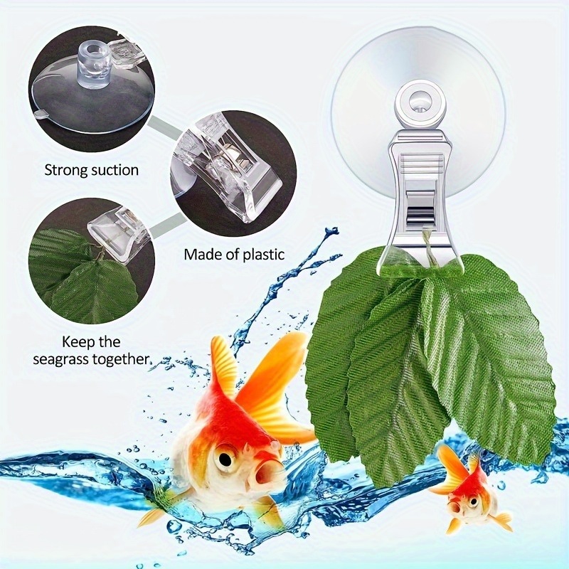 8pcs Fish Seaweed Clip Plant S - Aquarium Fish Food reseña y precio
