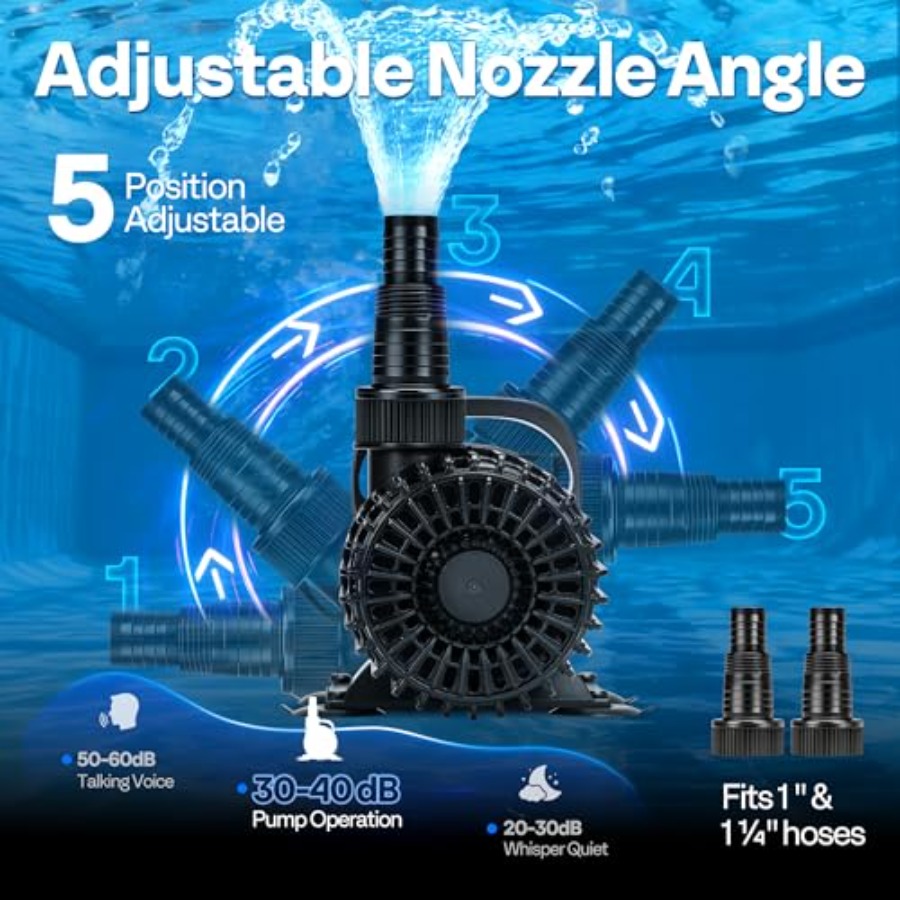 Electric 120W Submersible Wate - Aquarium Fish Koi reseña y precio