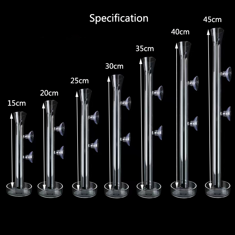Glass Aquarium Feeder Tube Dis - Aquarium Fish Food reseña y precio