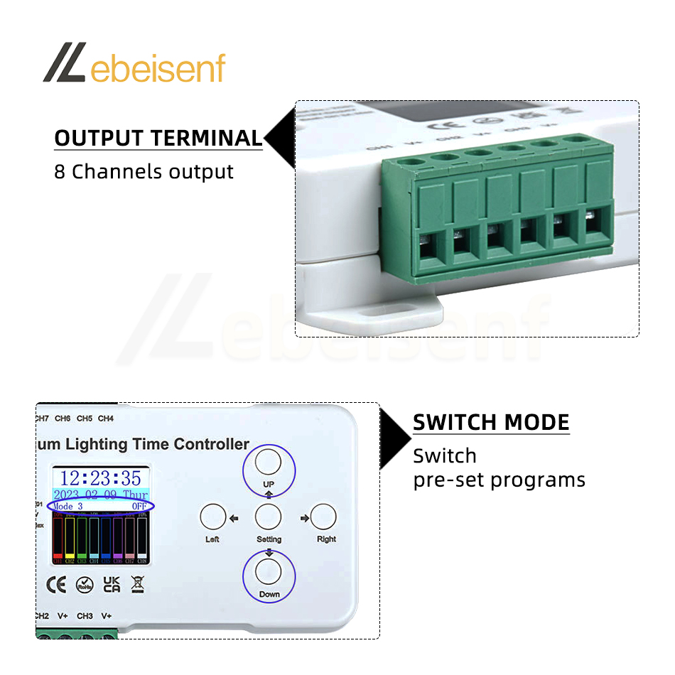 DC 12V 24V 8-Channel Programma - Aquarium Fish Common reseña y precio