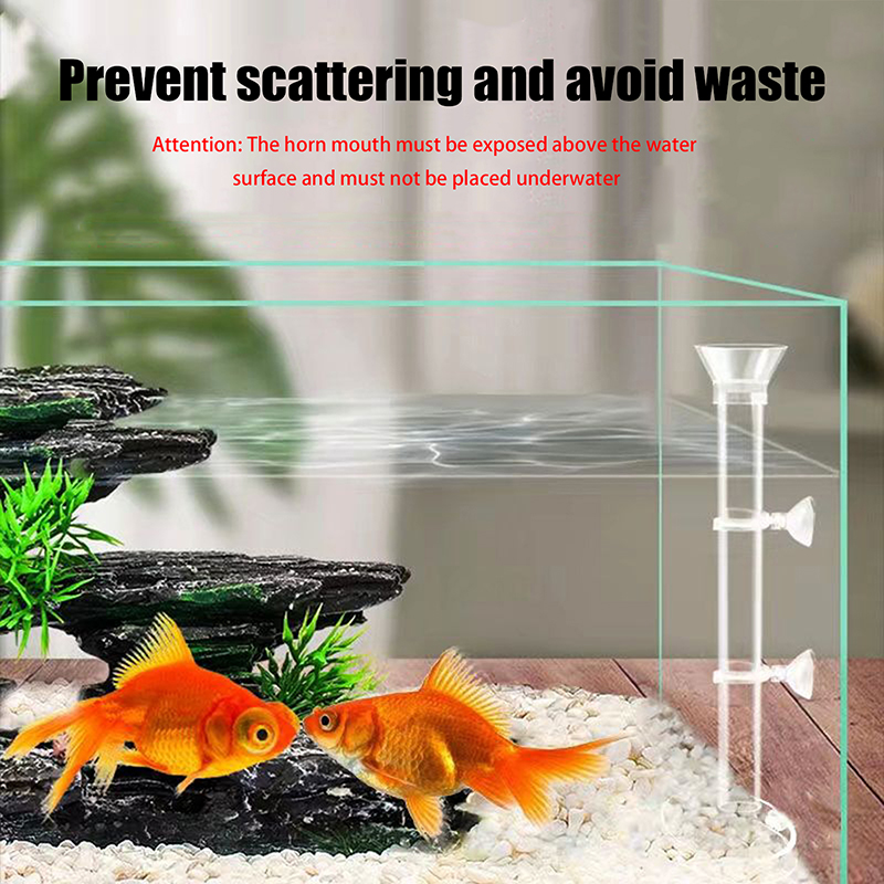 ⭐ Acrylic Aquarium Feeder Tube - Aquarium Fish Food reseña y precio