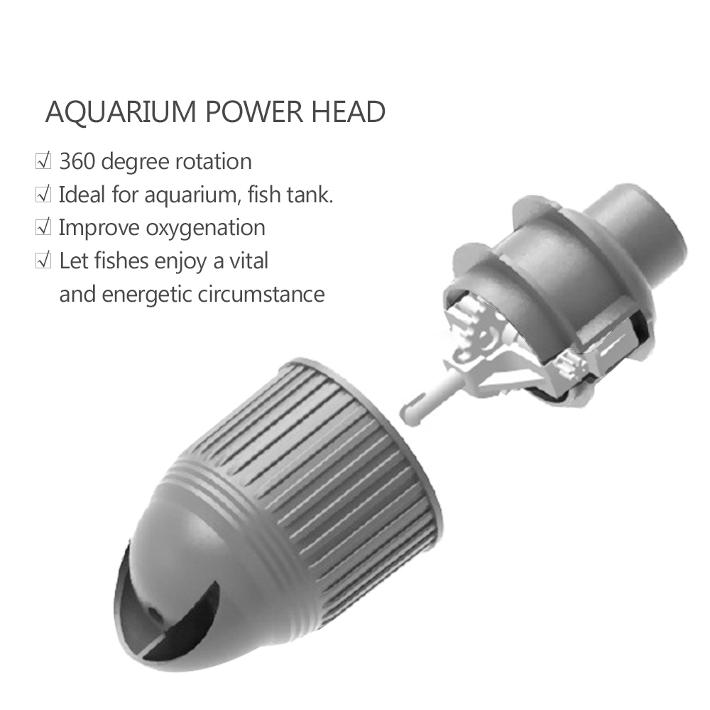 Aquarium Power Head Fish Tank  - Powerhead Circulation Pump reseña y precio