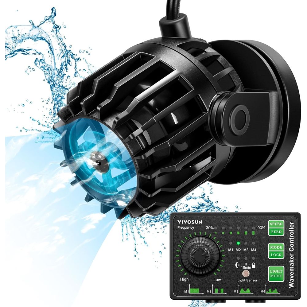 Aquarium Wave Maker, 3432GPH C - Powerhead Circulation Pump reseña y precio