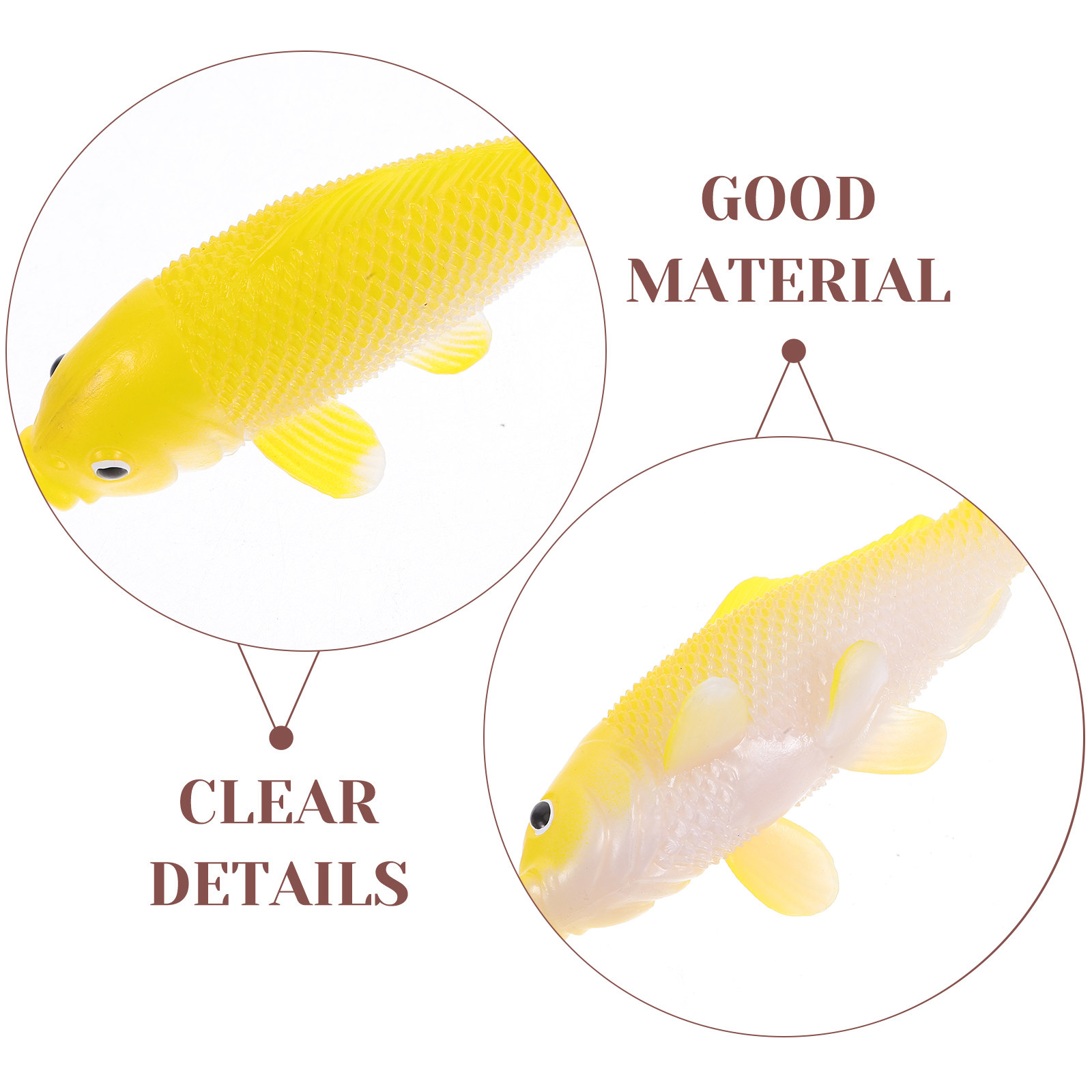 5Pcs Realistic Koi Fish Artifi - Aquarium Fish Koi reseña y precio