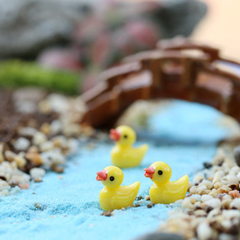 Cute Mini Yellow Duck Floating - Aquarium Fish Yellow reseña y precio