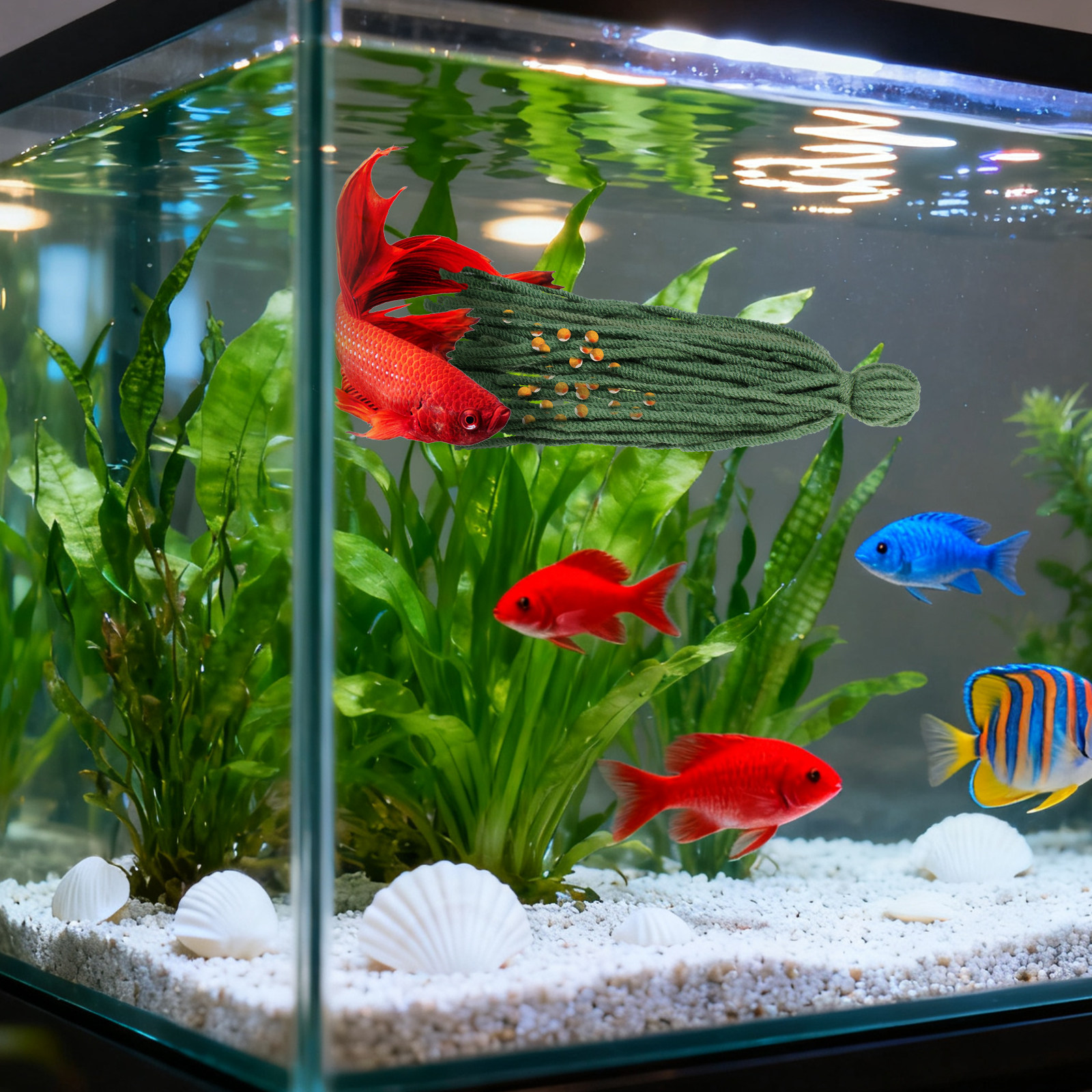 10Pcs Aquarium Spawning Mop Fi - Aquarium Fish Koi reseña y precio