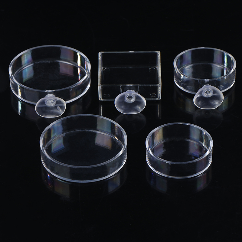 C Aquarium Feeder Acrylic Tran - Aquarium Fish Holiday Food reseña y precio