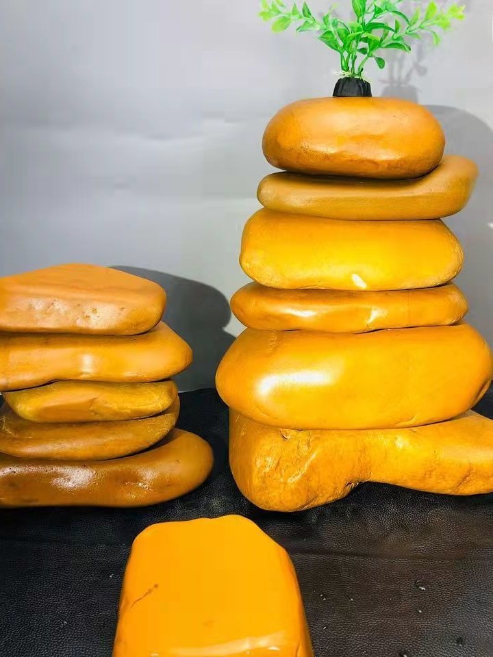 Natural Yellow Wax Stone Turtl - Aquarium Fish Yellow reseña y precio