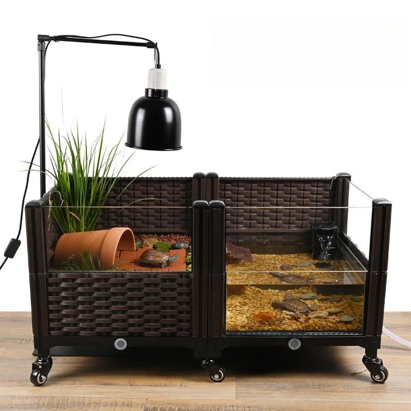 Eco Turtle Tank with Basking P - Aquarium Fish Yellow reseña y precio