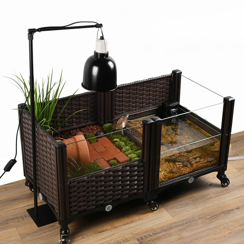 Eco Turtle Tank with Basking P - Aquarium Fish Yellow reseña y precio