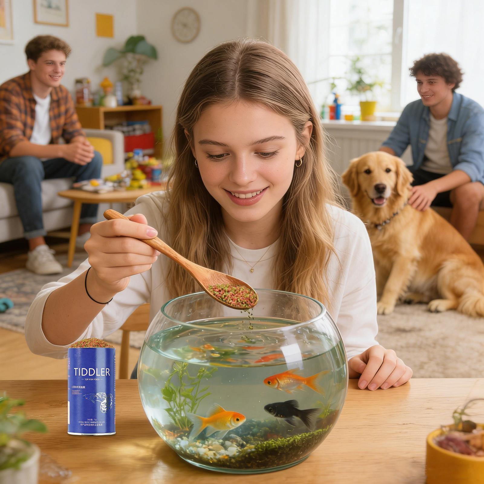 Fish Food Aquarium Feed Small  - Aquarium Fish Food reseña y precio