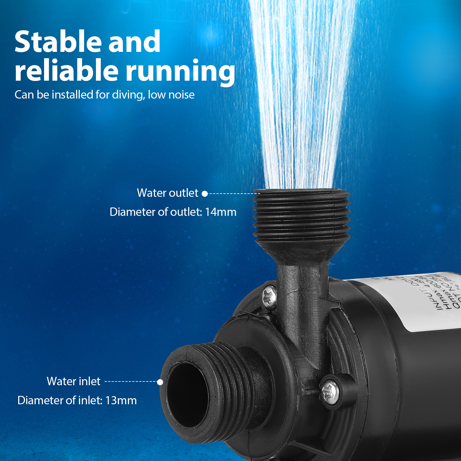 1Pcs Dc 12V Brushless Submersi - Powerhead Circulation Pump reseña y precio