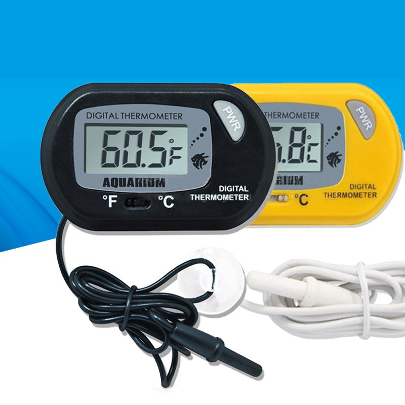 1PC 58*37mm Fish Tank Digital  - Aquarium Fish Yellow reseña y precio