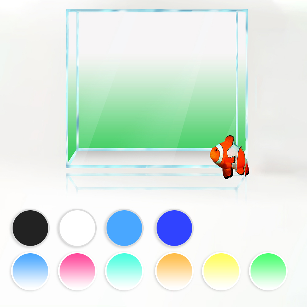Square Fish Tank Background Wh - Aquarium Fish Yellow And Black reseña y precio