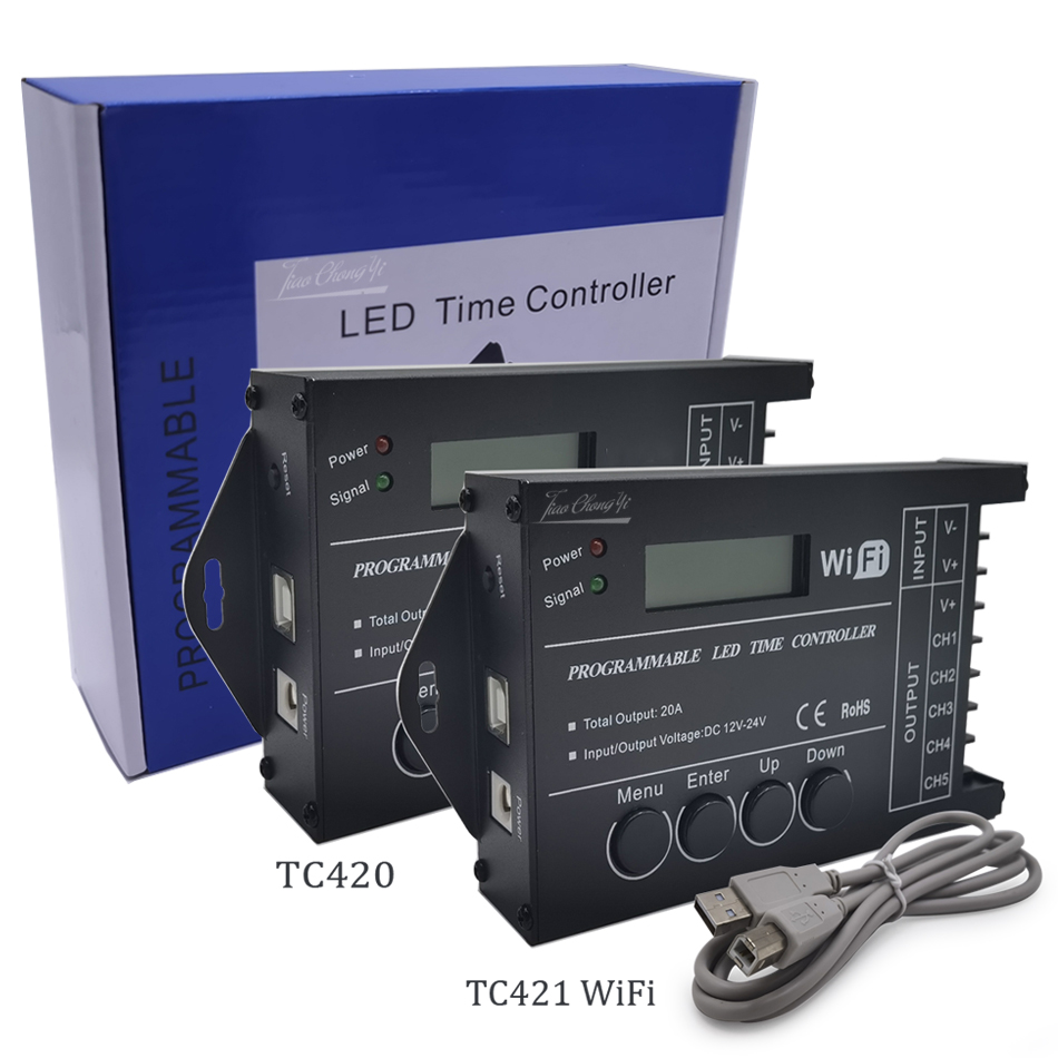 TC420 TC421 WIFI time programm - Aquarium Fish Common reseña y precio