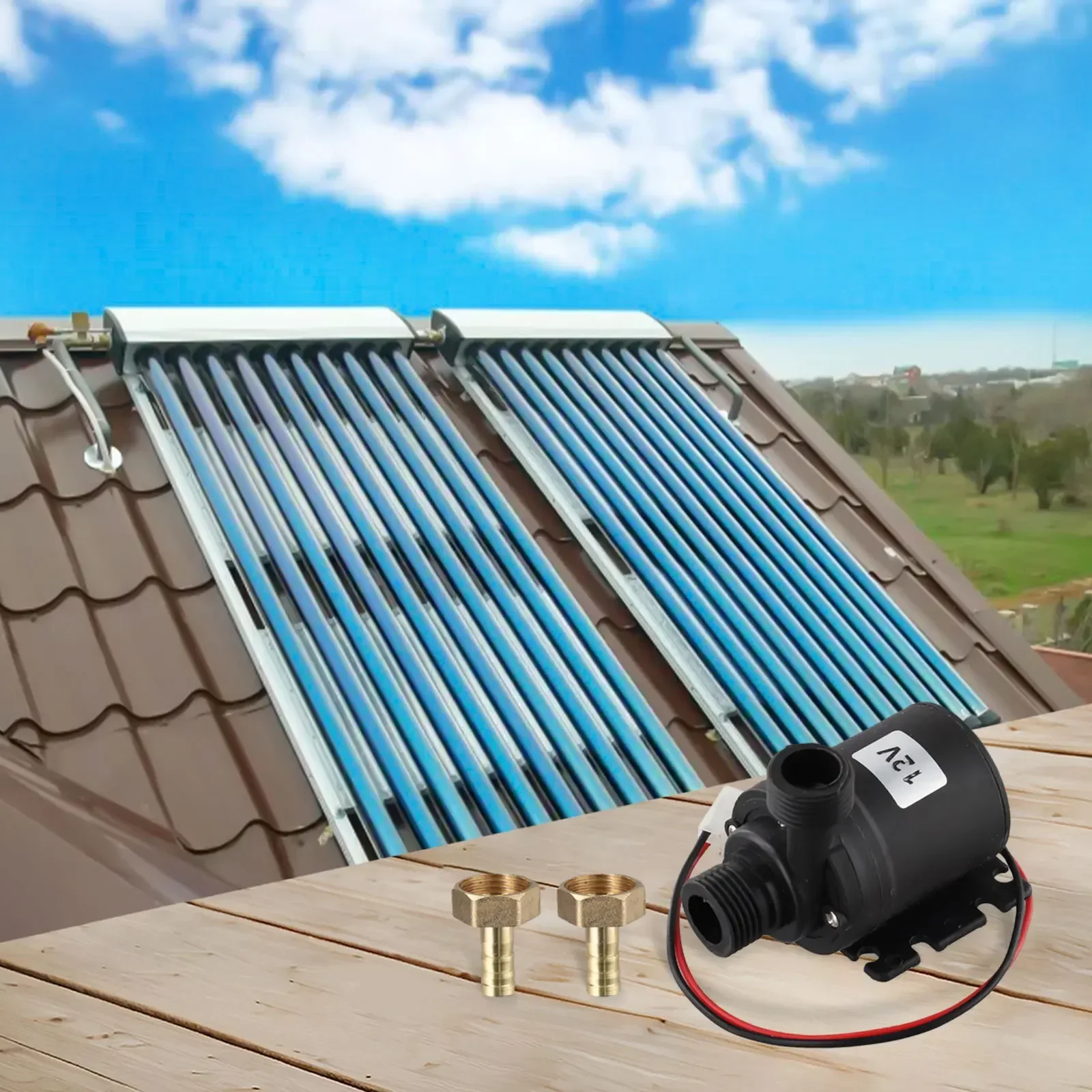 DC 12V 24V Solar Powered Hot W - Powerhead Circulation Pump reseña y precio