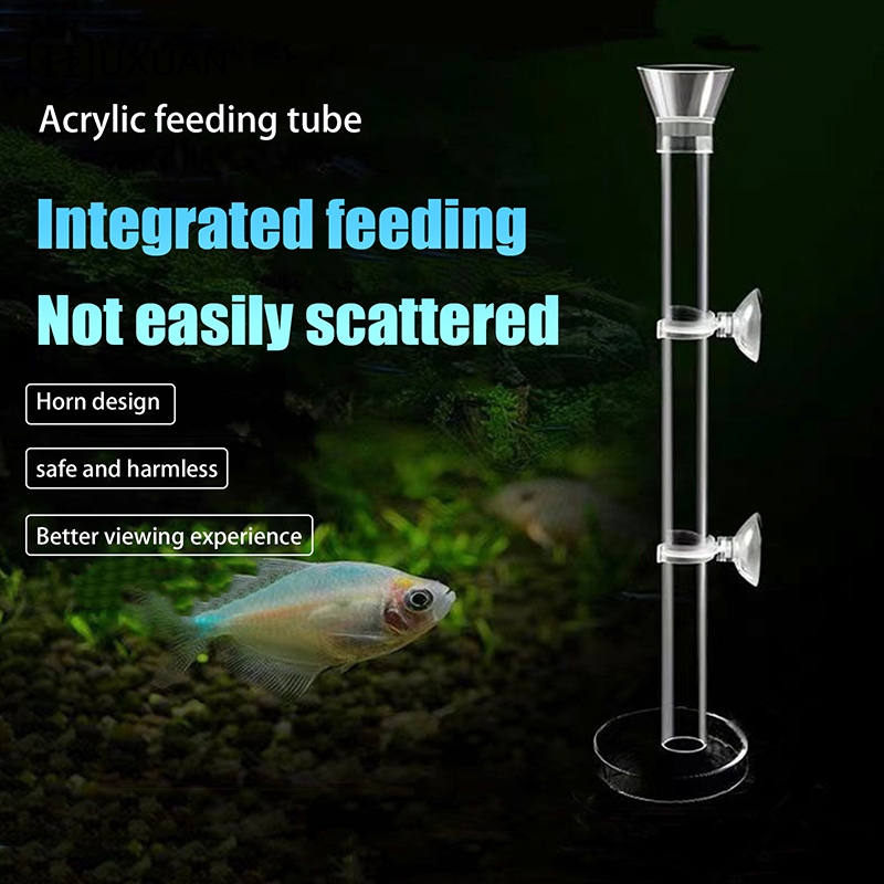 Acrylic Aquarium Feeder Tube D - Aquarium Fish Food reseña y precio